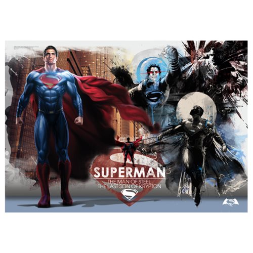 Batman v Superman: Dawn of Justice Man of Steel MightyPrint Wall Art Print
